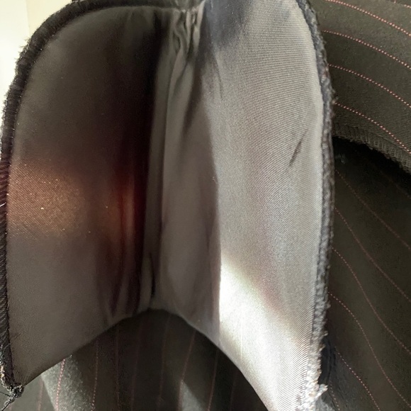 JESSICA Petite Vintage pin-stripped black pink two piece corset top blazer - Picture 7 of 11